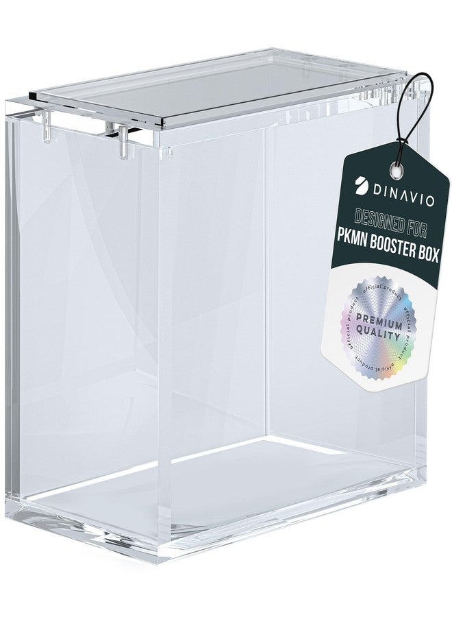 Dinavio Crafthouse PKMN Booster Box Case Acrylic Display Stackable - 8mm + 5mm Ultra Thick Acrylic with 5x3mm Strong Magnets - PKMN Booster Box Case Protector - Compatible with PKMN Booster Boxes - Image 1